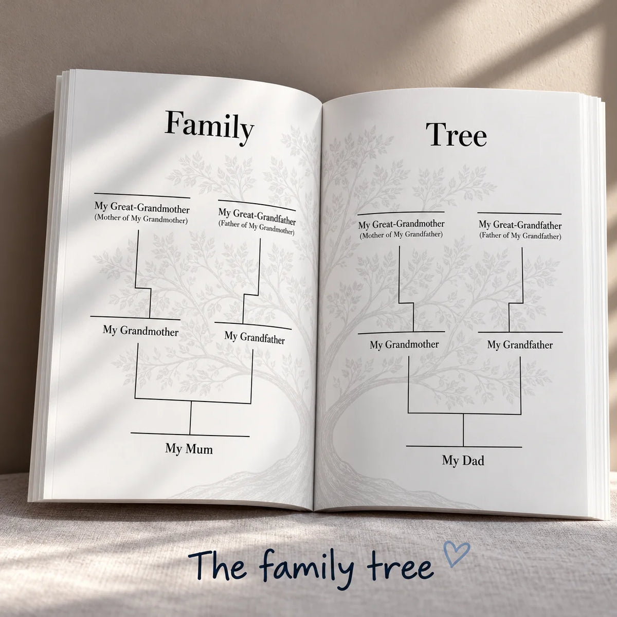 Your family tree, preserved forever